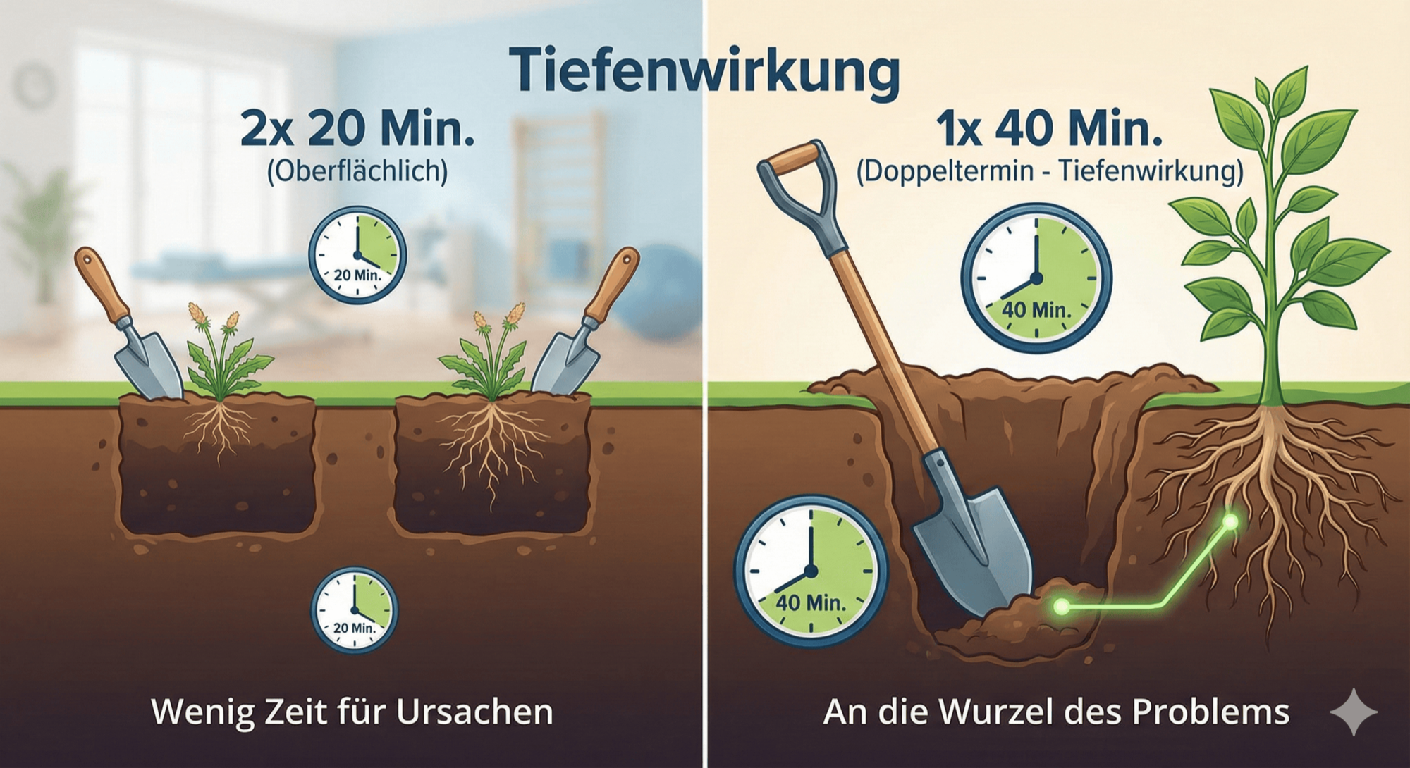 Empfehlung für Doppeltermine ab 2026: Mehr Zeit für eine qualitativ hochwertige Therapie